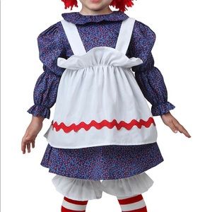 Raggedy Ann Halloween Costume 2T